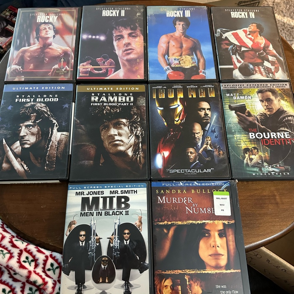 Action Movie DVD Collection